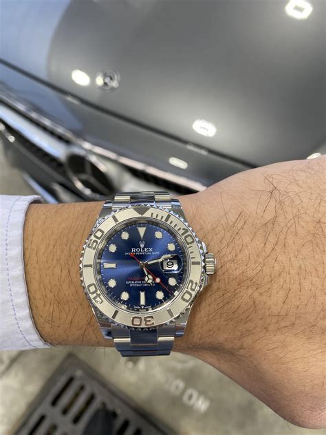 rolex yacht-master 40 blue dial|Rolex Yacht-Master blue dial review.